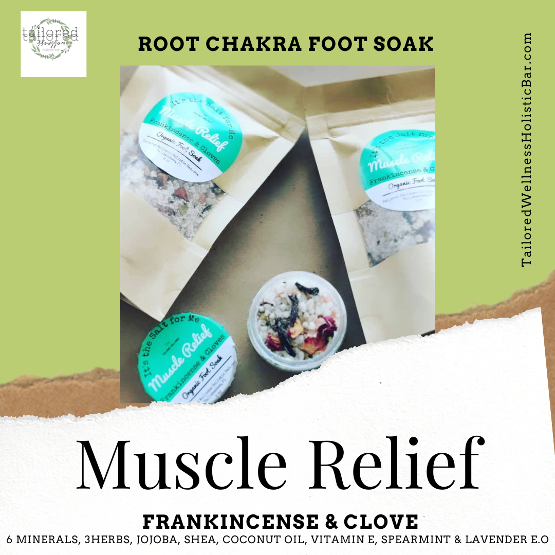 Root Chakra Therapy| Muscle Relief Foot Soak | Plant Based