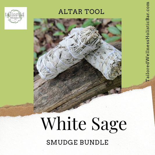 White Sage Smudging Bundle | Altar Tool